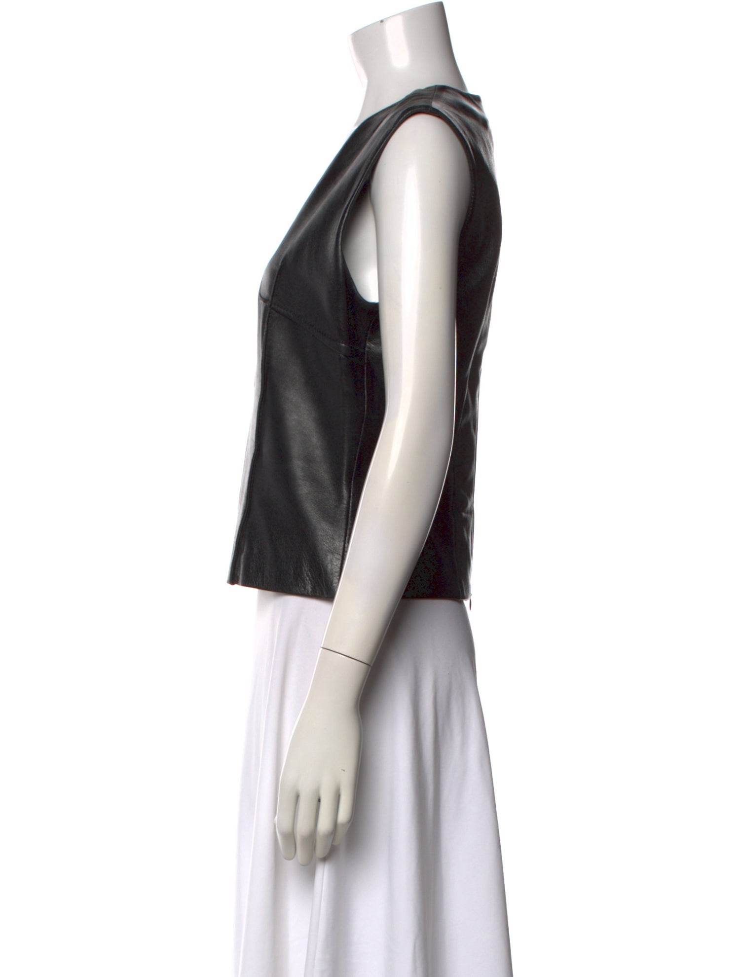 90's ANN DEMEULEMEESTER モールスキン Ann Demeulemeester Vintage 1990's Top - Black Tops, Clothing