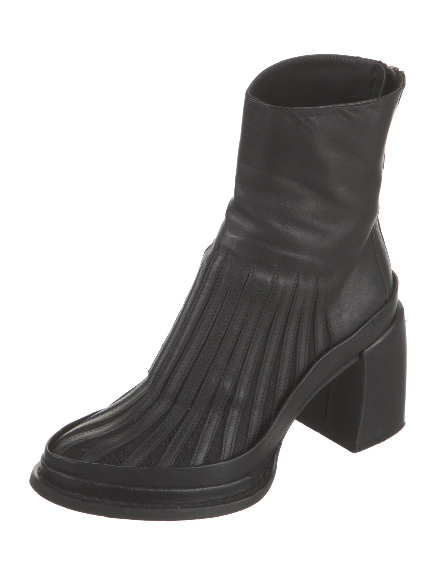 Jeffrey Campbell Tardy Platform Booties - Black Boots, Shoes