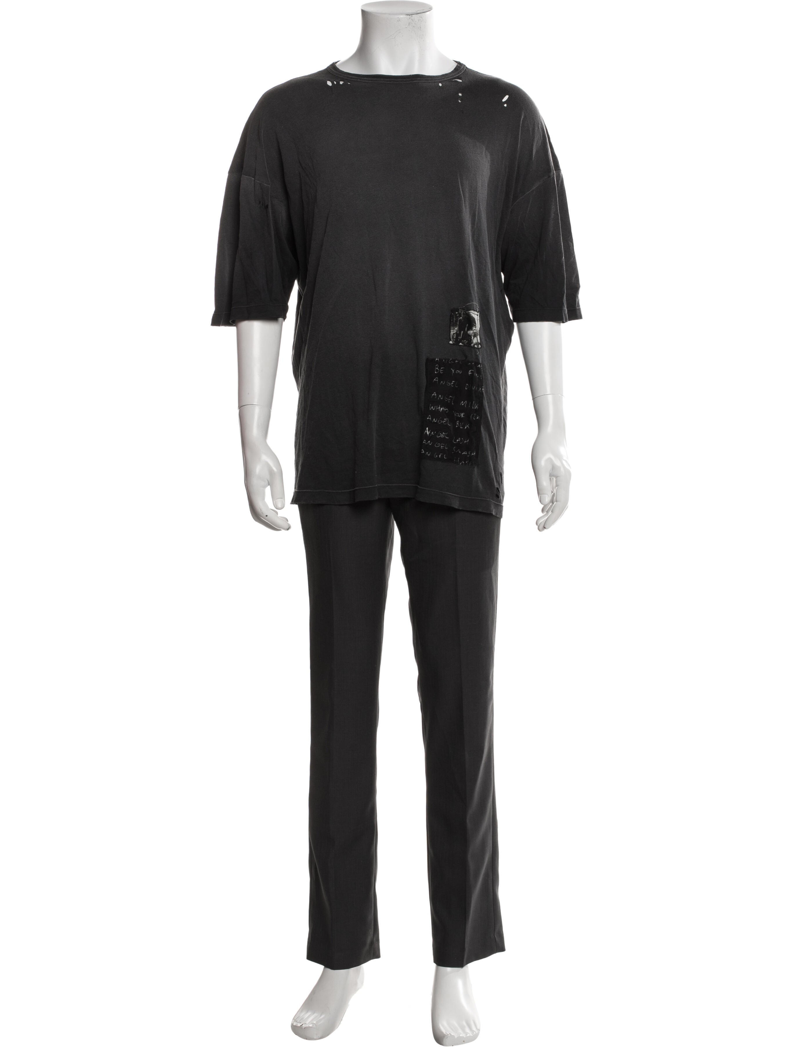 Ann Demeulemeester Graphic Print Crew Neck T-Shirt