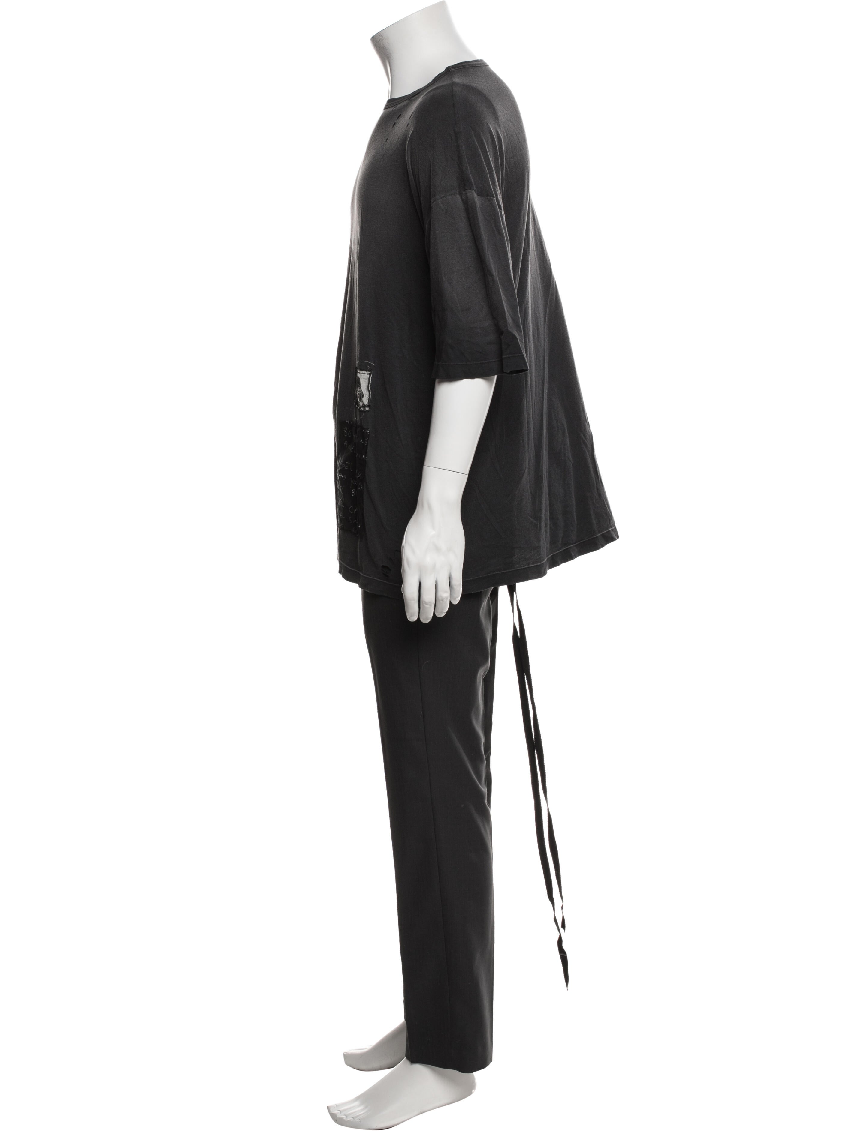 Ann Demeulemeester Graphic Print Crew Neck T-Shirt