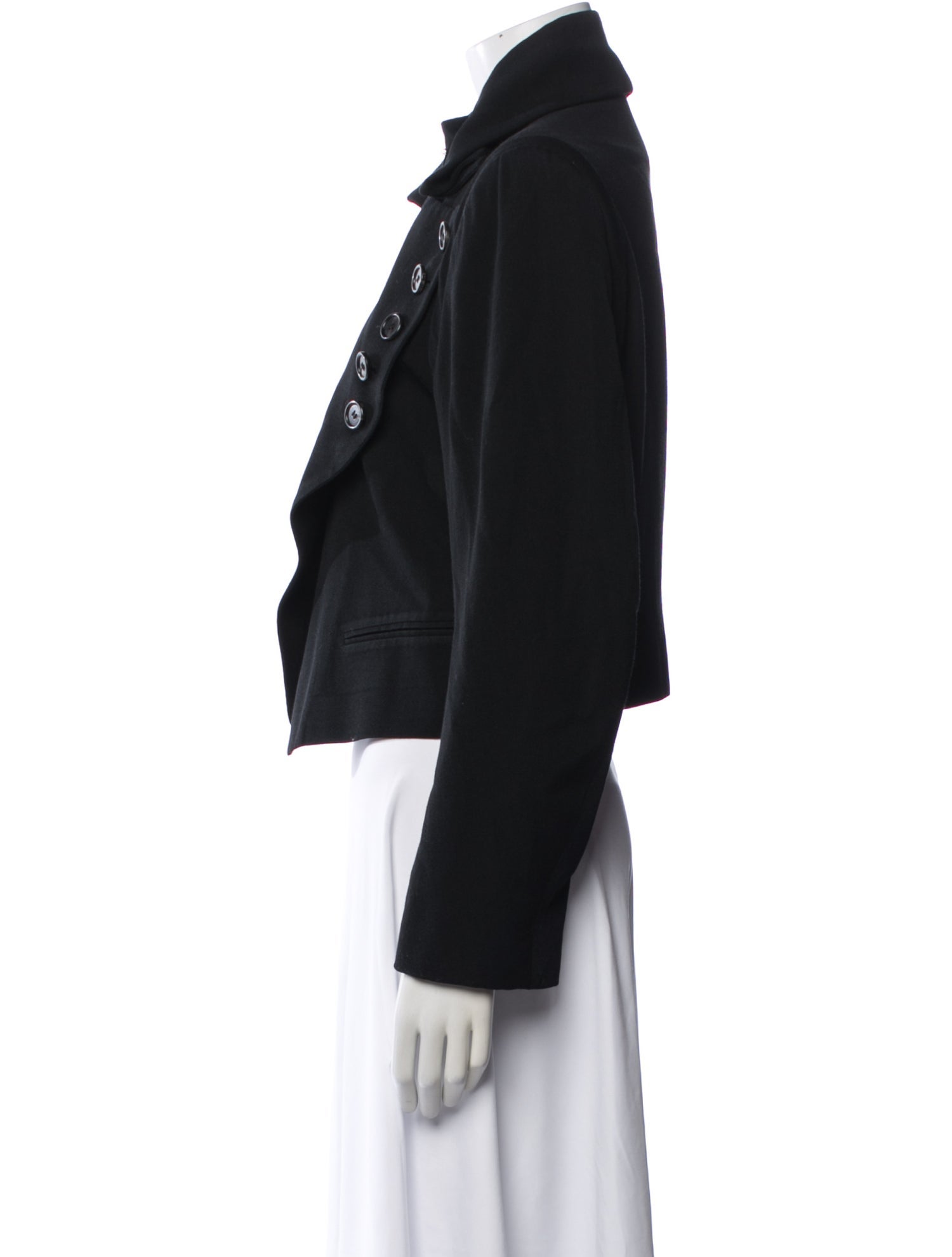 Ann Demeulemeester Virgin Wool Blazer - Black Jackets, Clothing