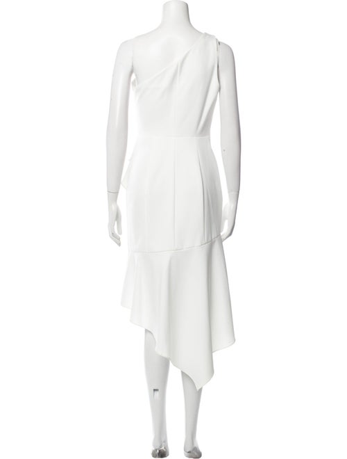 Anne Barge One-Shoulder Long Dress