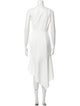 Anne Barge One-Shoulder Long Dress