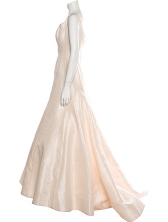 Anne Barge Silk Long Dress