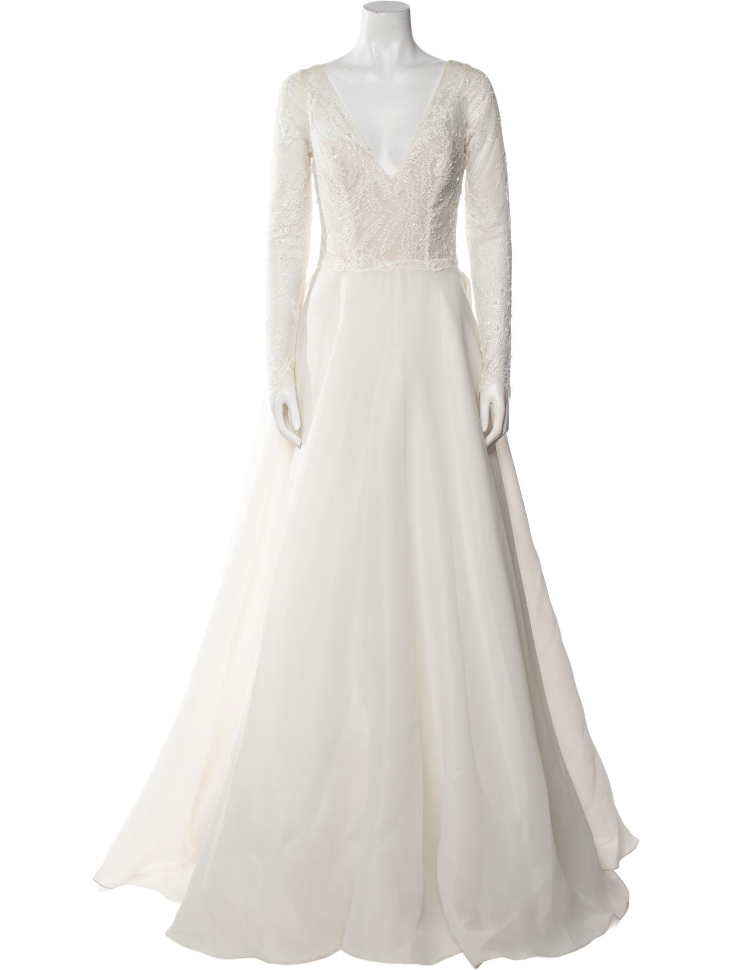 Anne Barge Silk Long Dress