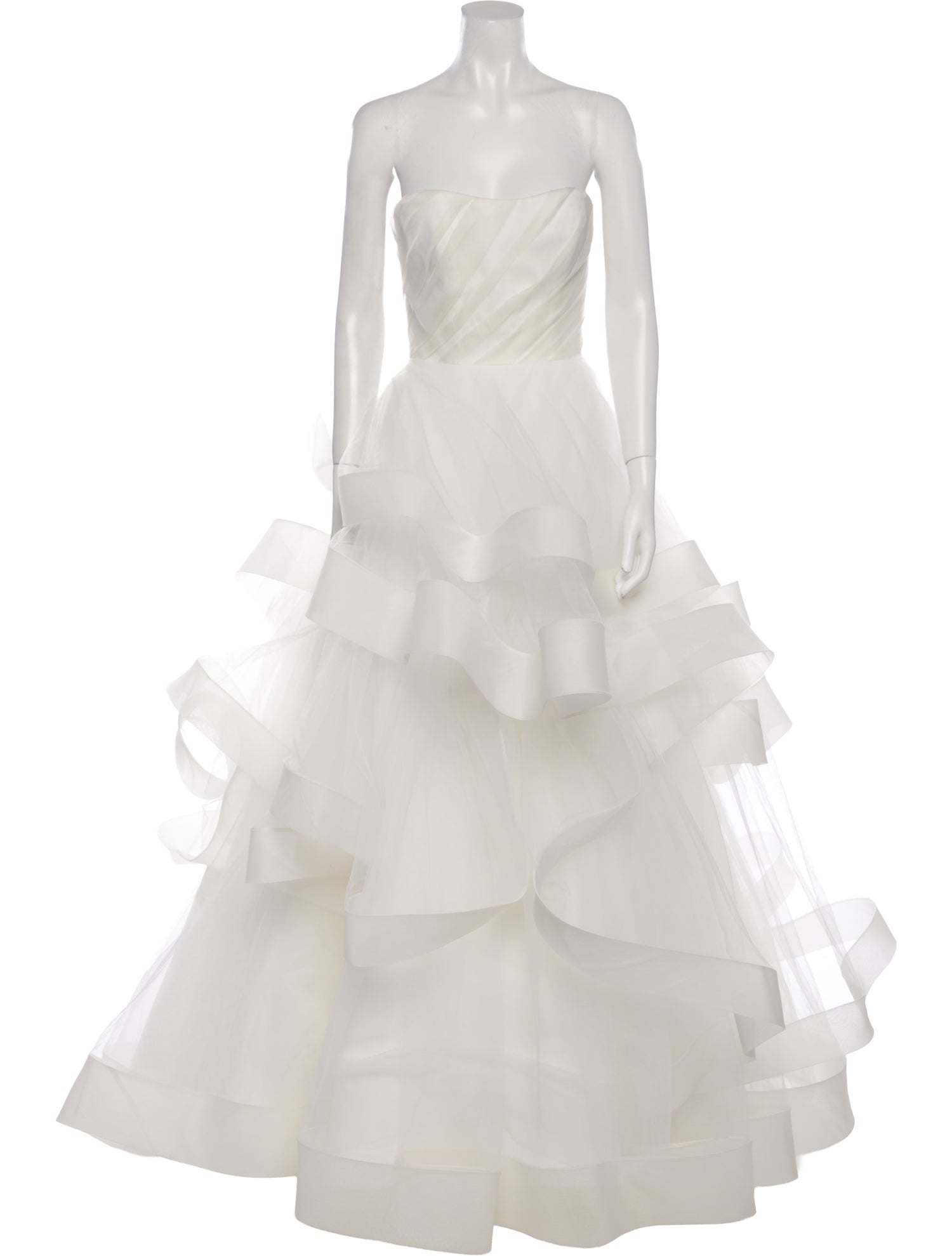 Anne Barge Strapless Long Dress