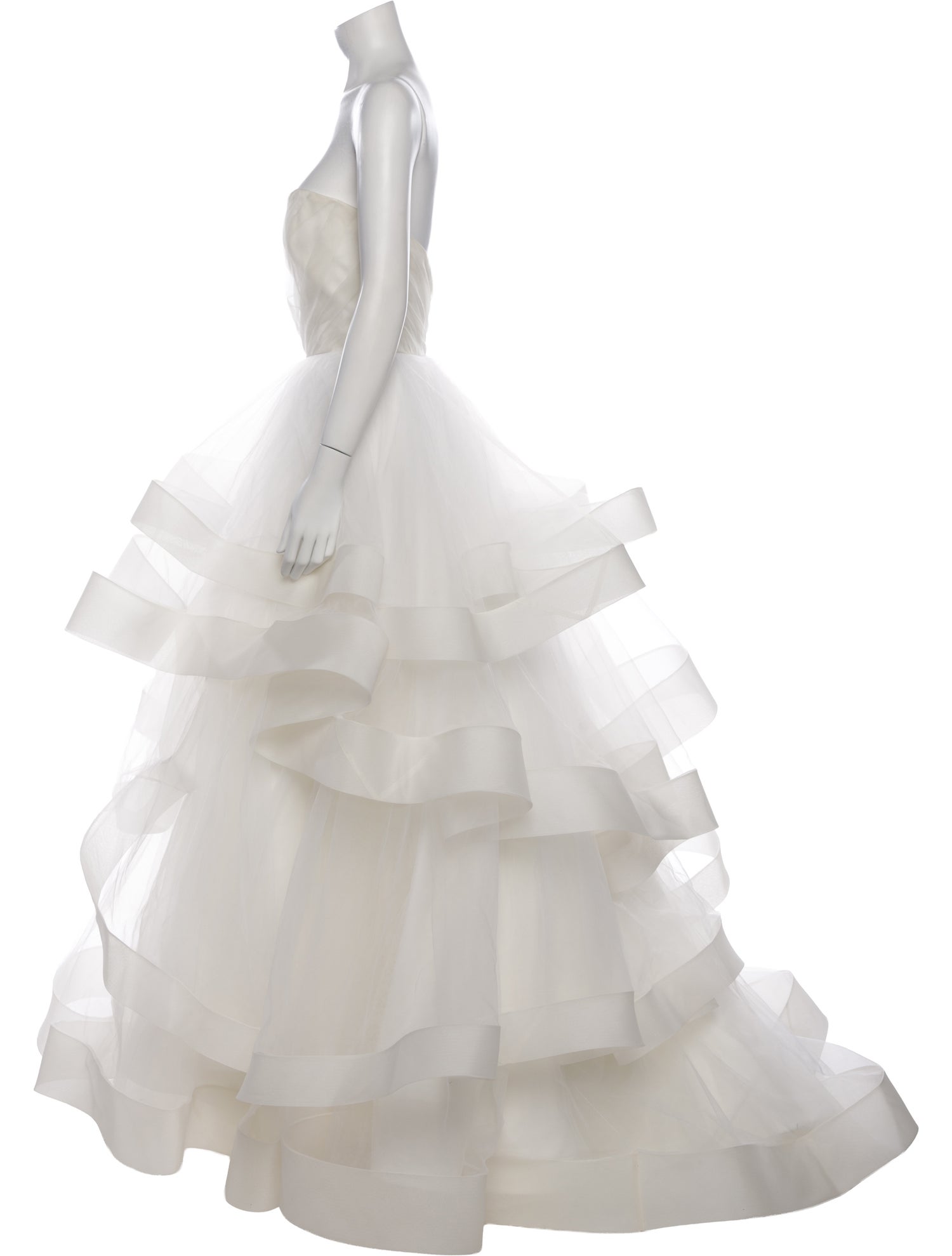 Anne Barge Strapless Long Dress