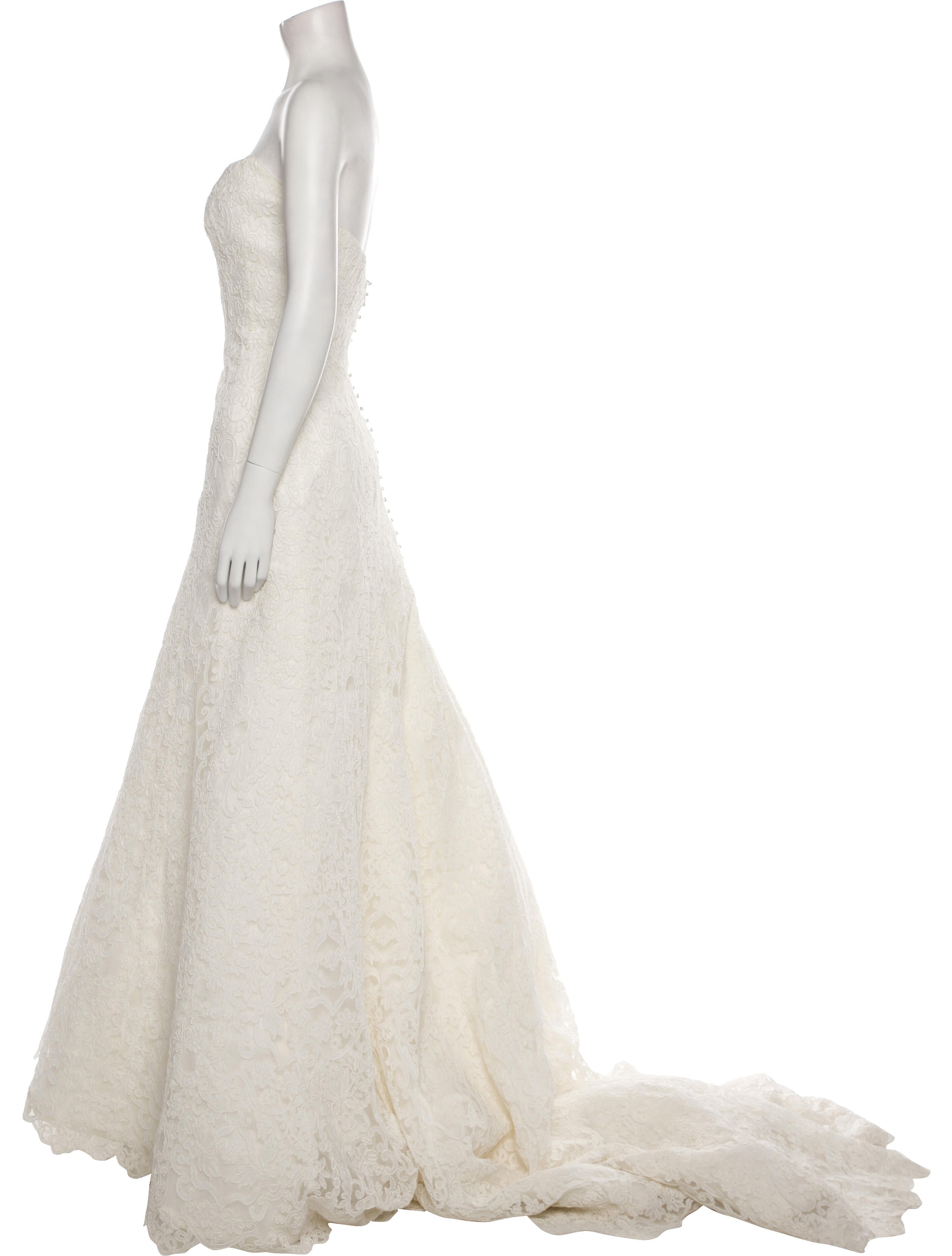 Anne Barge Strapless Long Dress