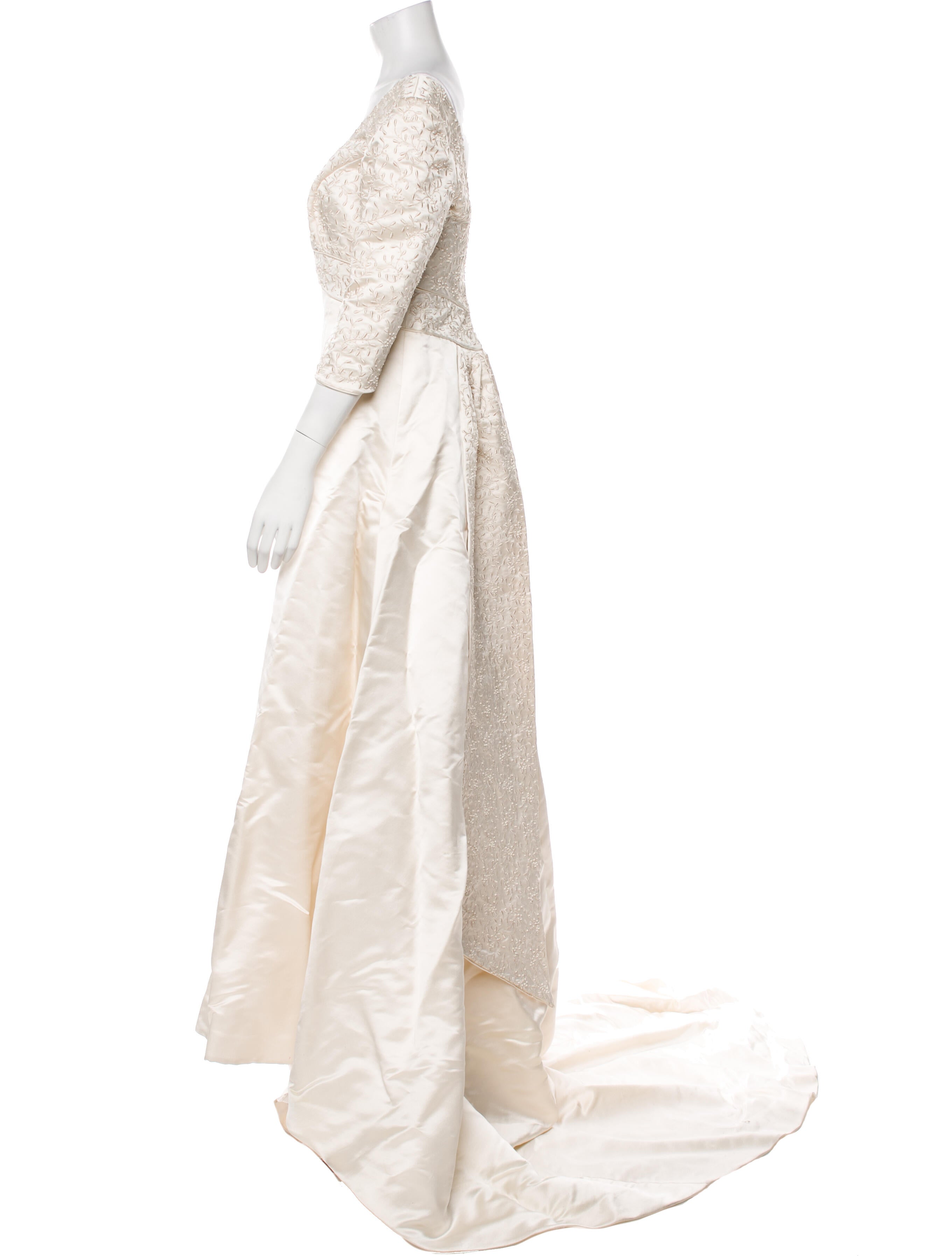 Anne Barge Silk Long Dress