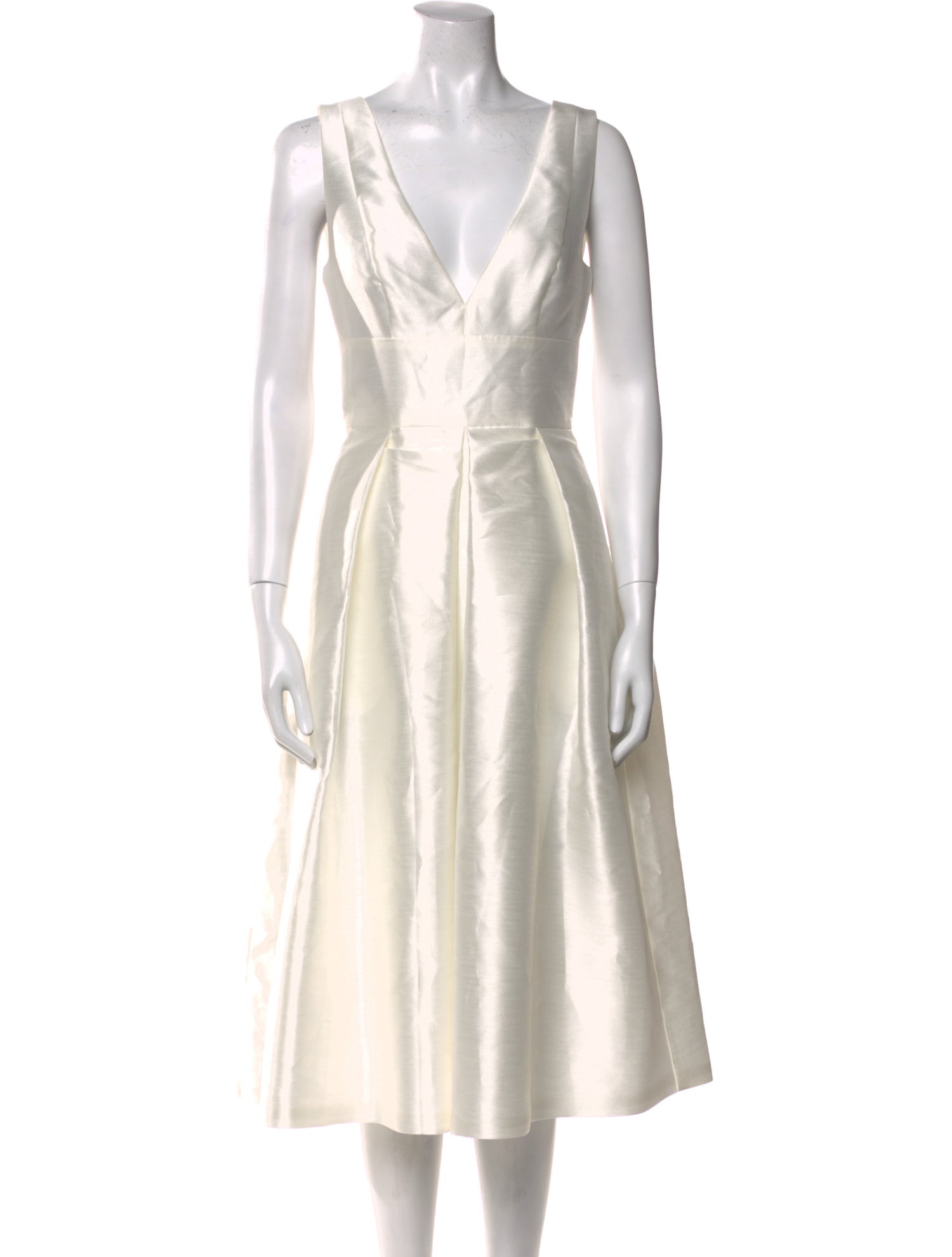 Anne Barge V-Neck Midi Length Dress