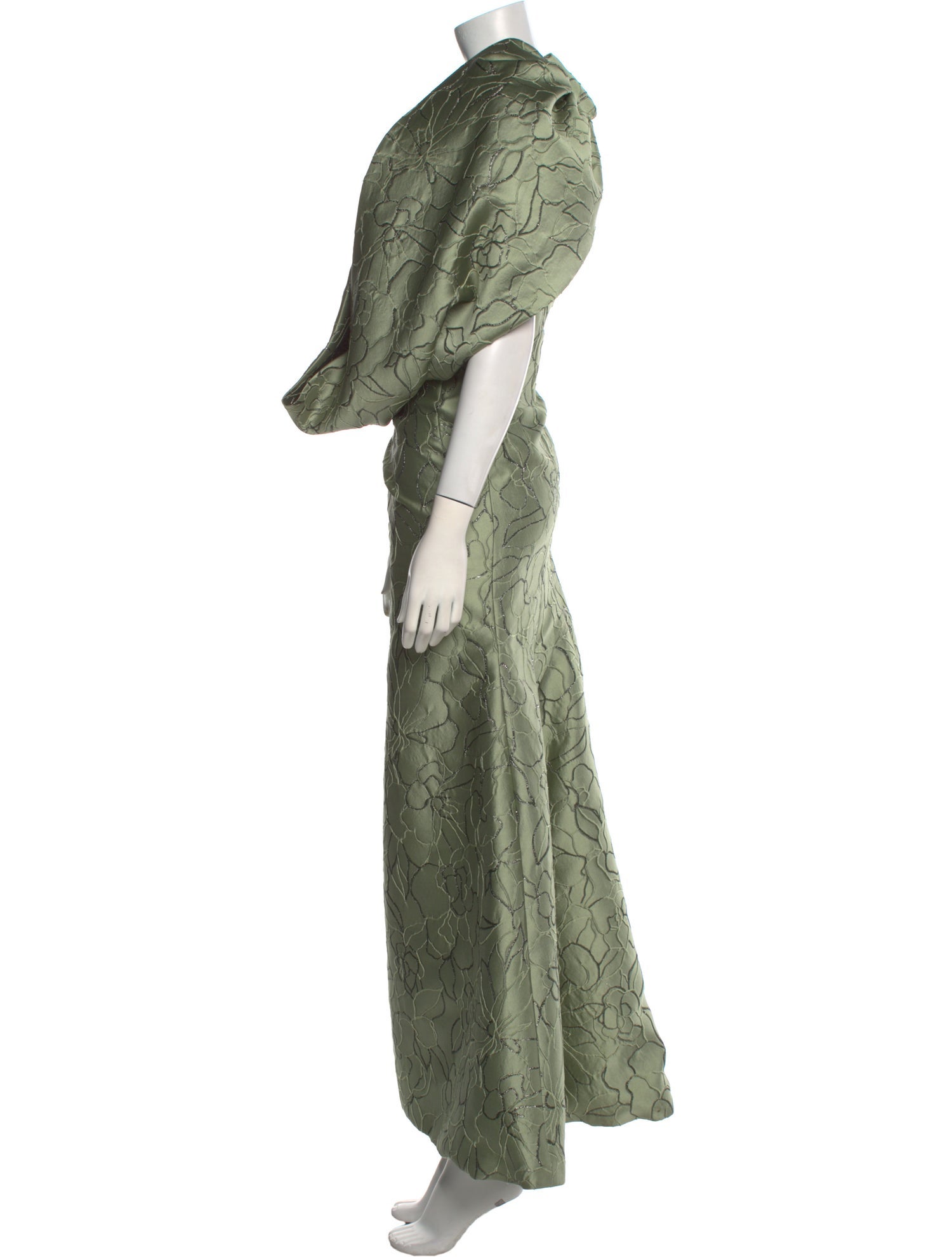 Anne Barge Printed Long Dress