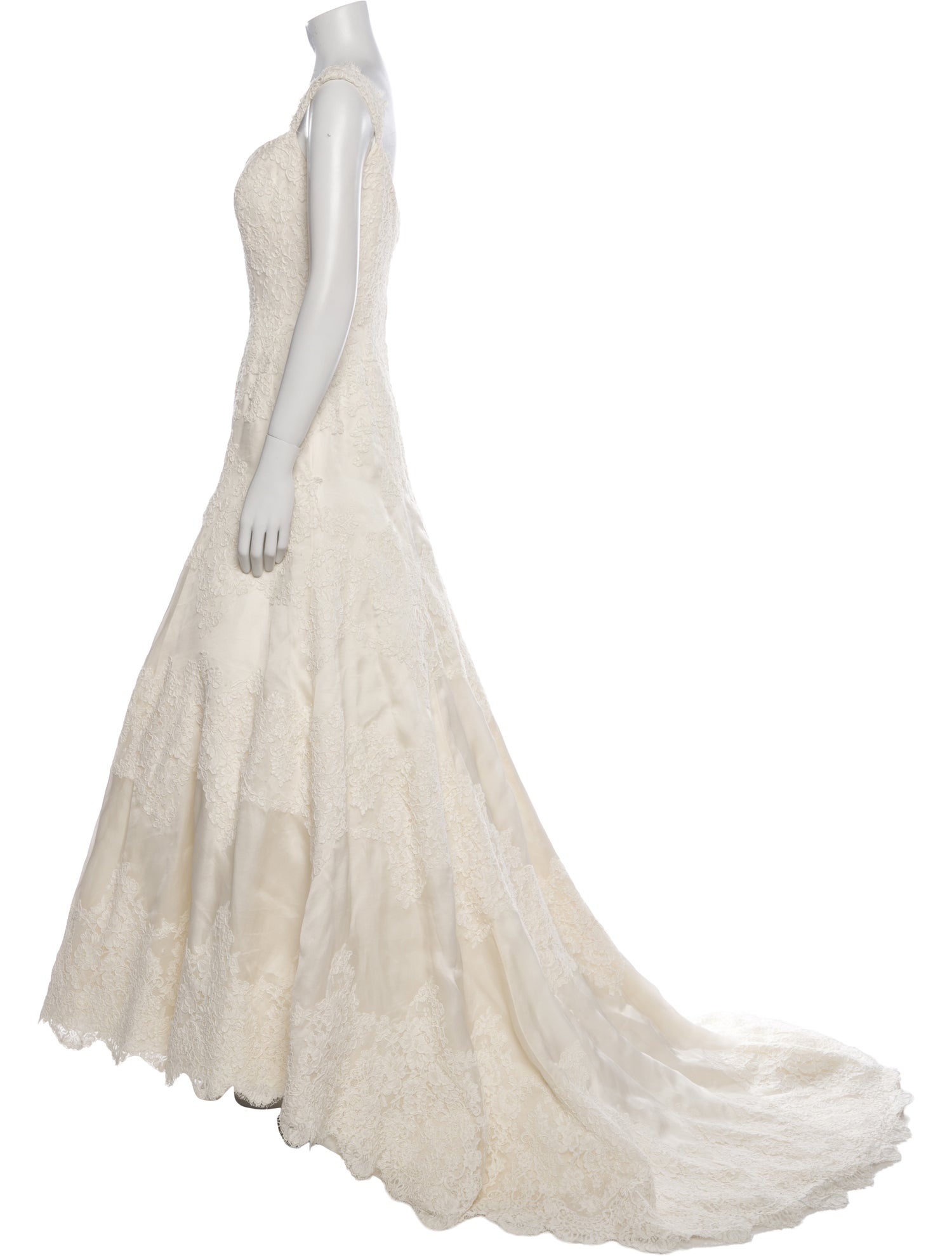 Anne Barge Silk Long Dress