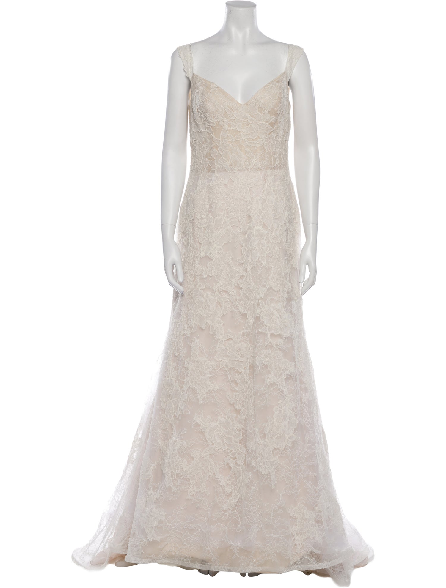 Anne Barge Silk Long Dress