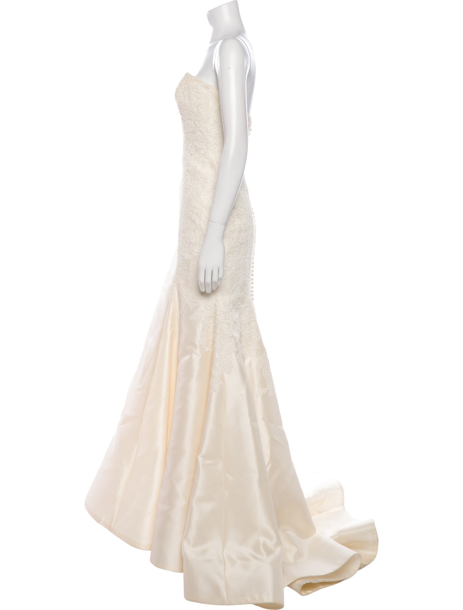 Anne Barge Silk Long Dress