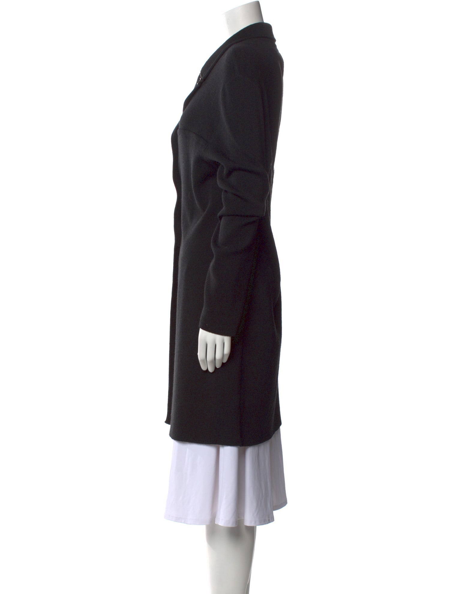 Annette Görtz Virgin Wool Plunge Neckline Sweater