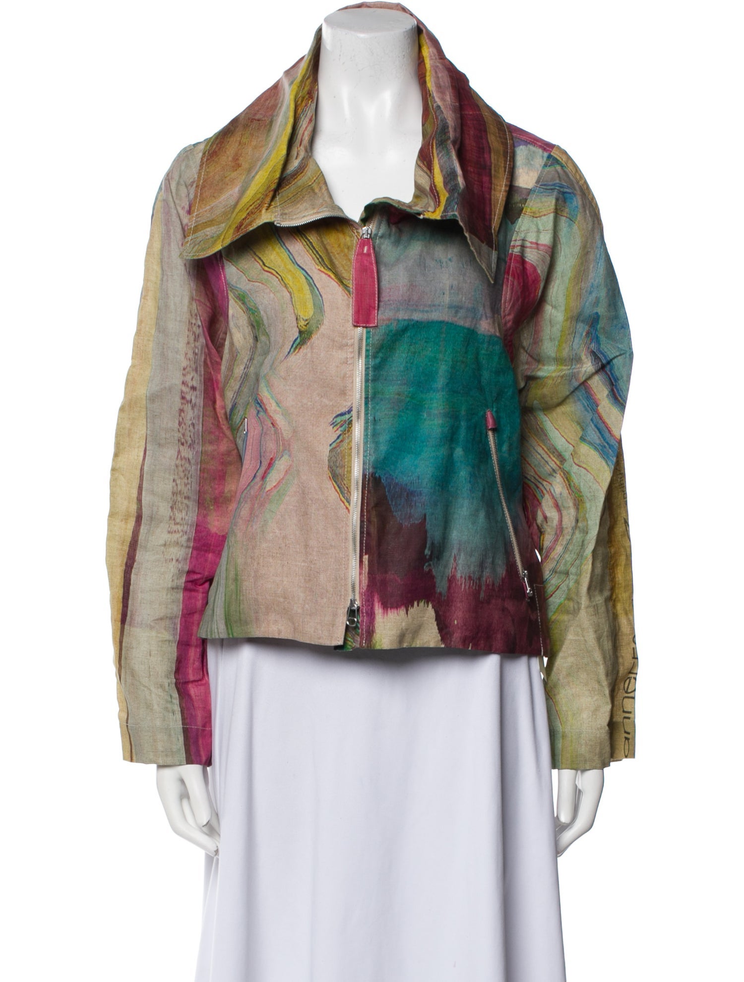 Annette Görtz Linen Printed Jacket w/ Tags