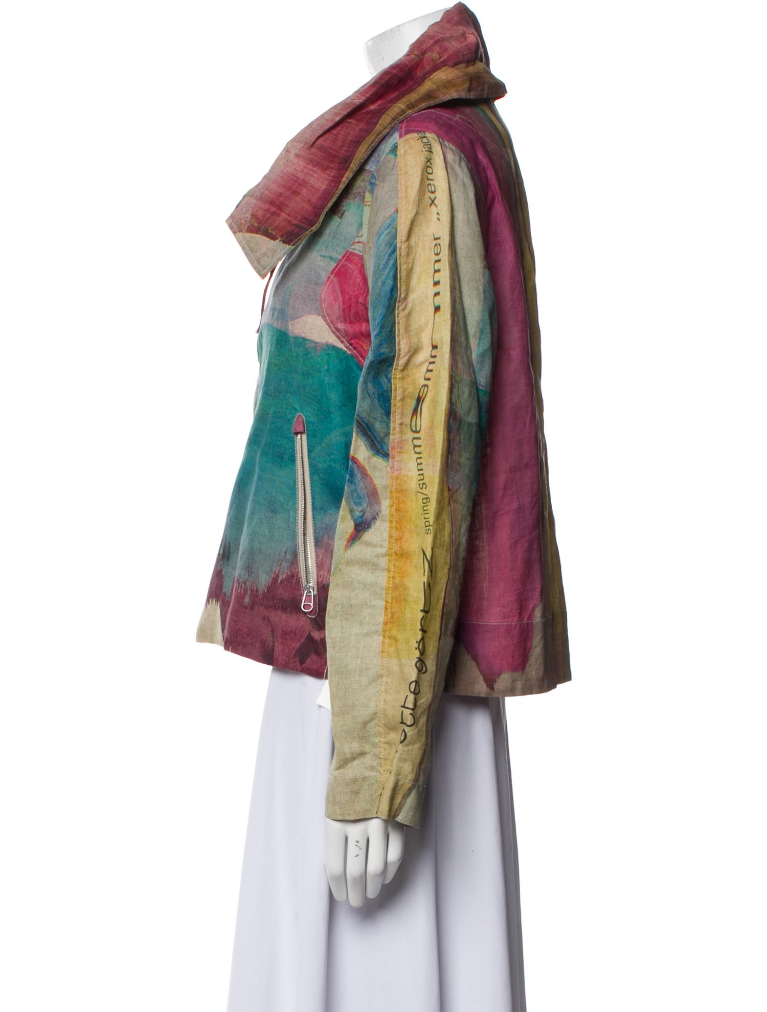 Annette Görtz Linen Printed Jacket w/ Tags