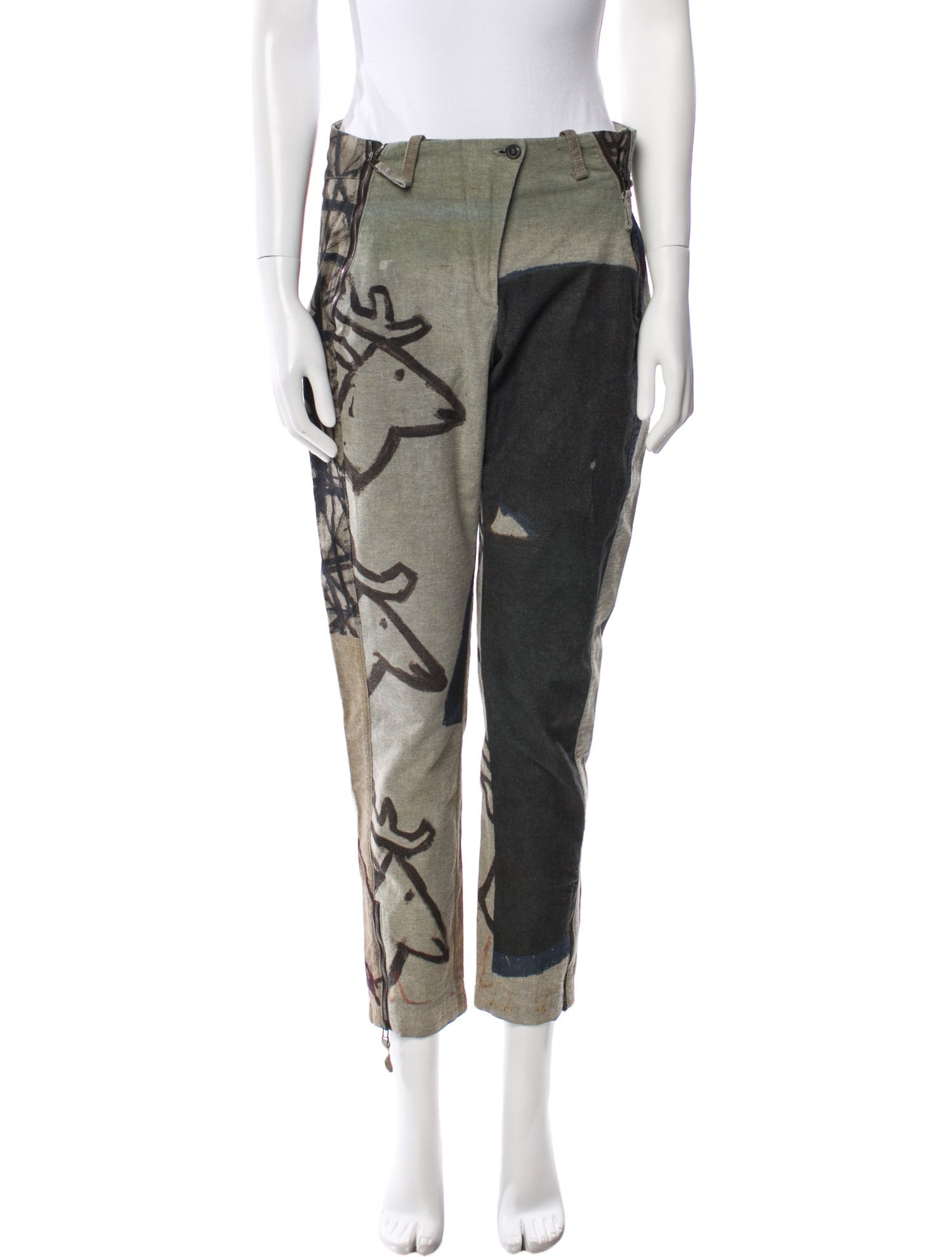 Annette Görtz Printed Straight Leg Pants