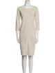 Annette Görtz Bateau Neckline Knee-Length Dress