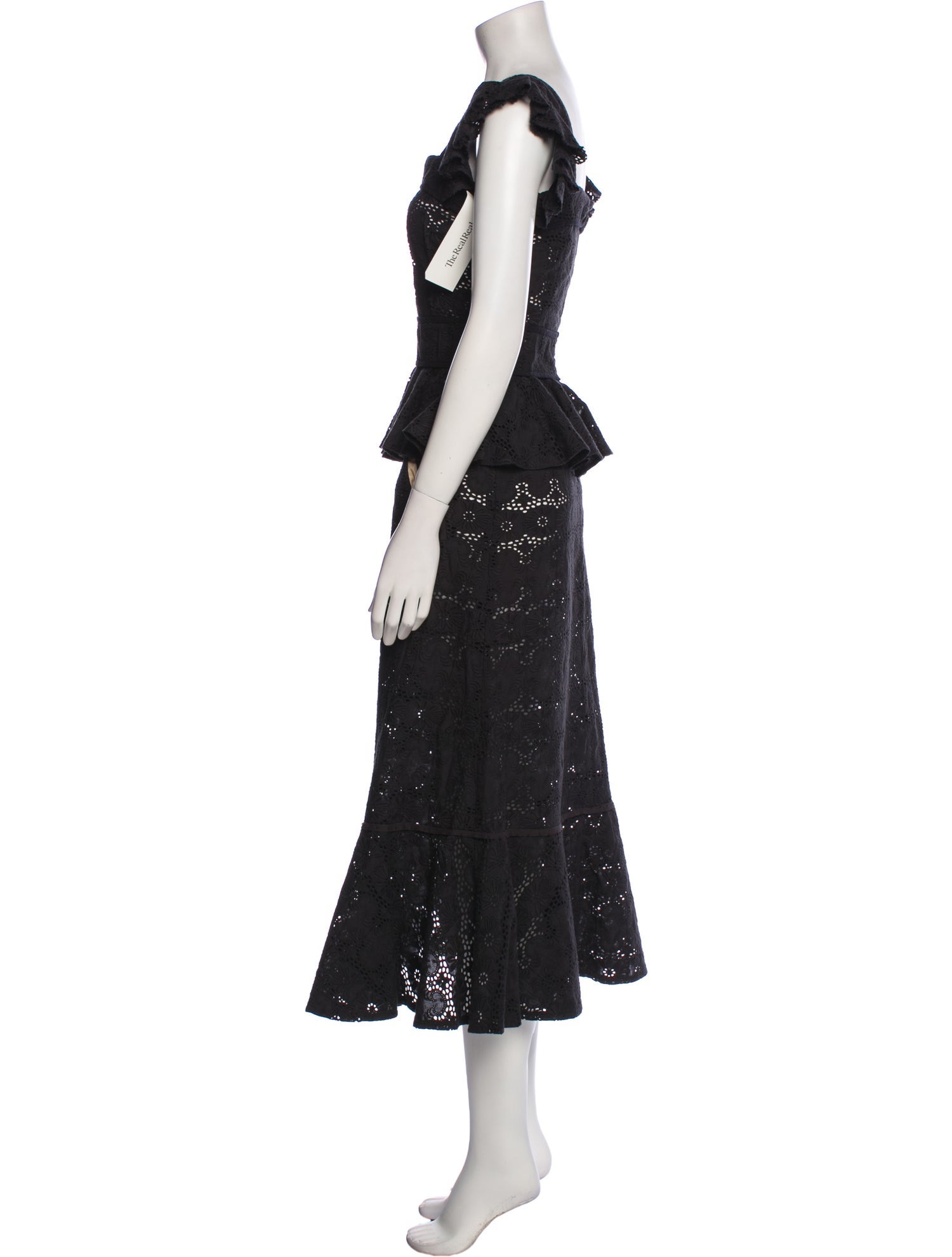 Anna Mason Lace Pattern Skirt Set