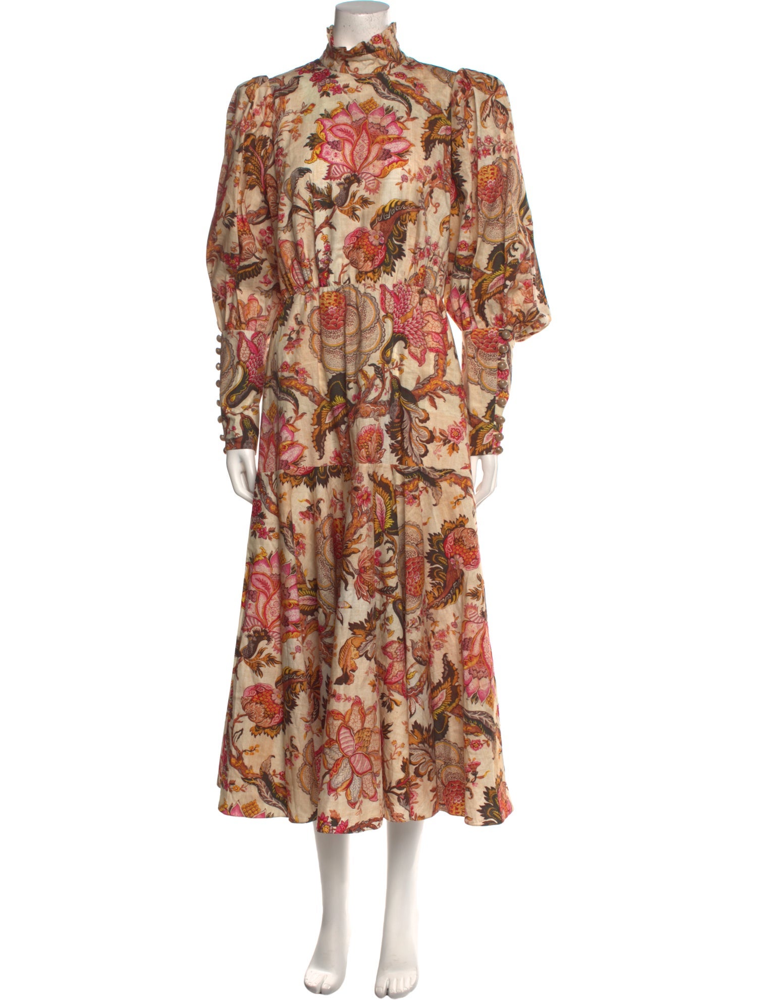 Anna Mason Floral Print Long Dress