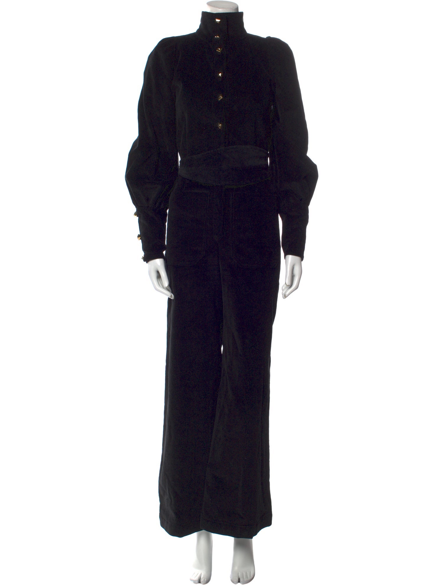 Anna Mason Corduroy Turtleneck Jumpsuit