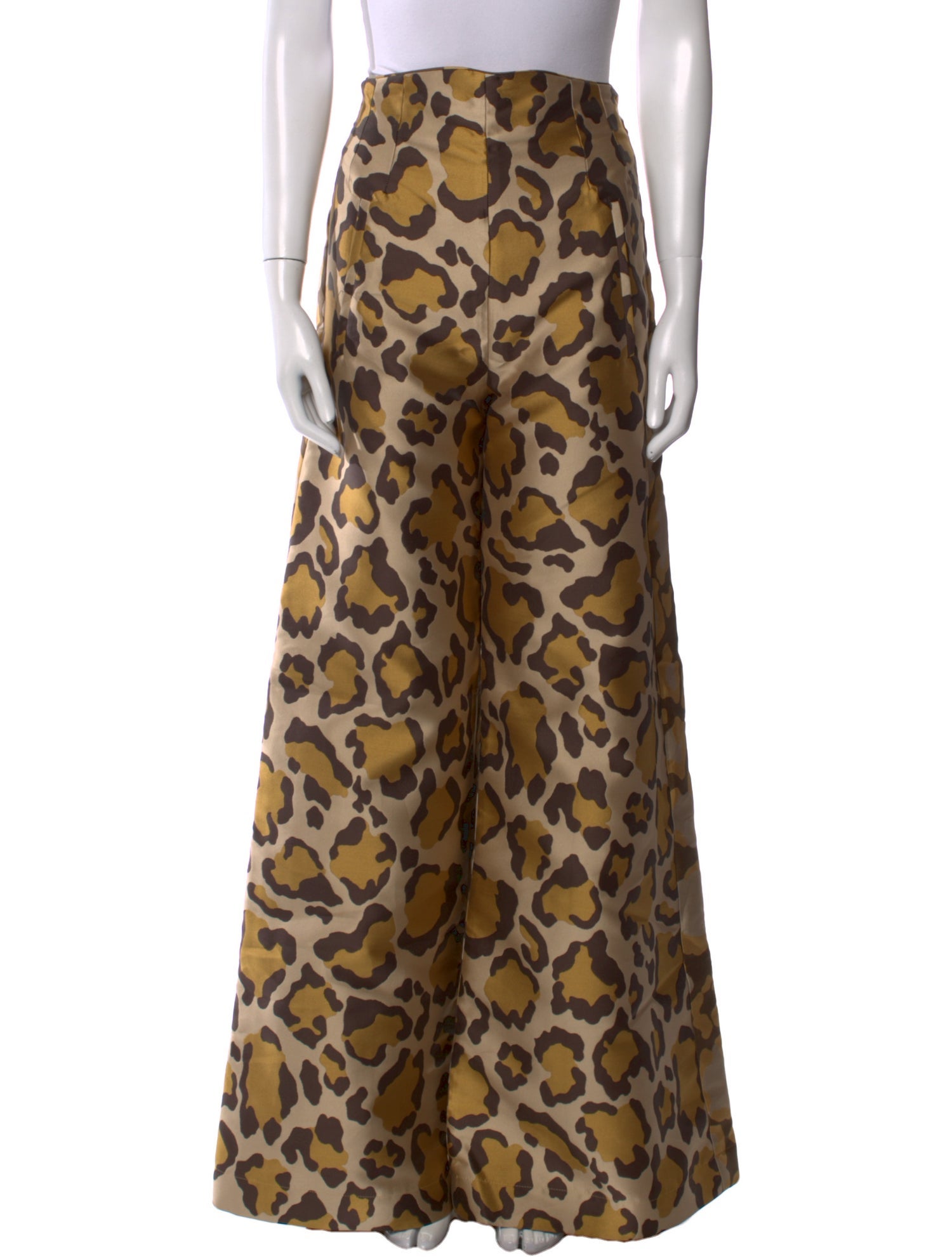 Anna Mason Camouflage Print Wide Leg Pants