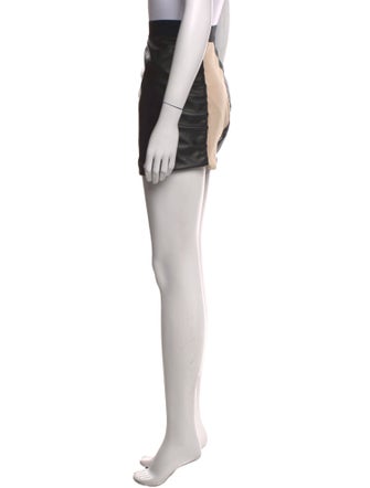 Anna Mason Leather Mini Skirt