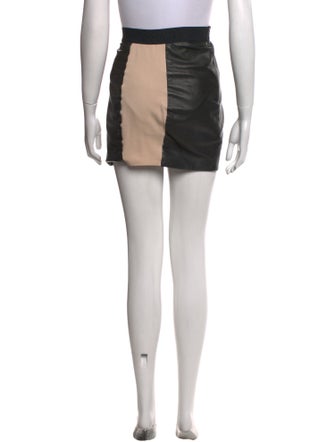 Anna Mason Leather Mini Skirt