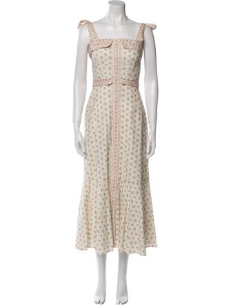 Anna Mason Floral Print Long Dress