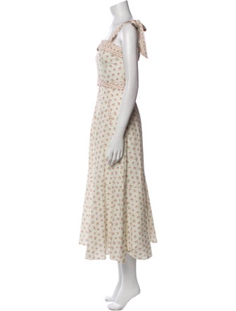 Anna Mason Floral Print Long Dress