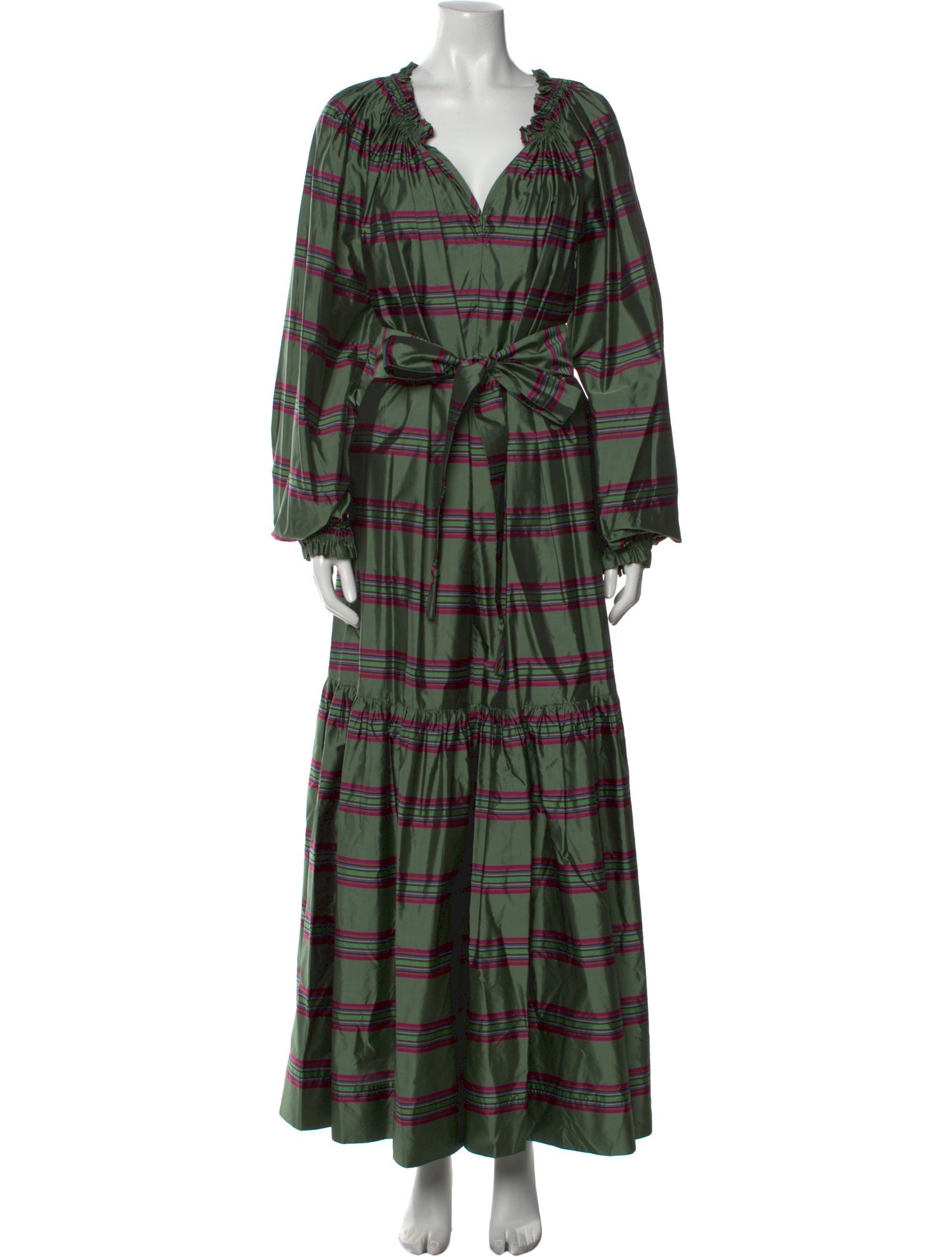 Anna Mason Plaid Print Long Dress