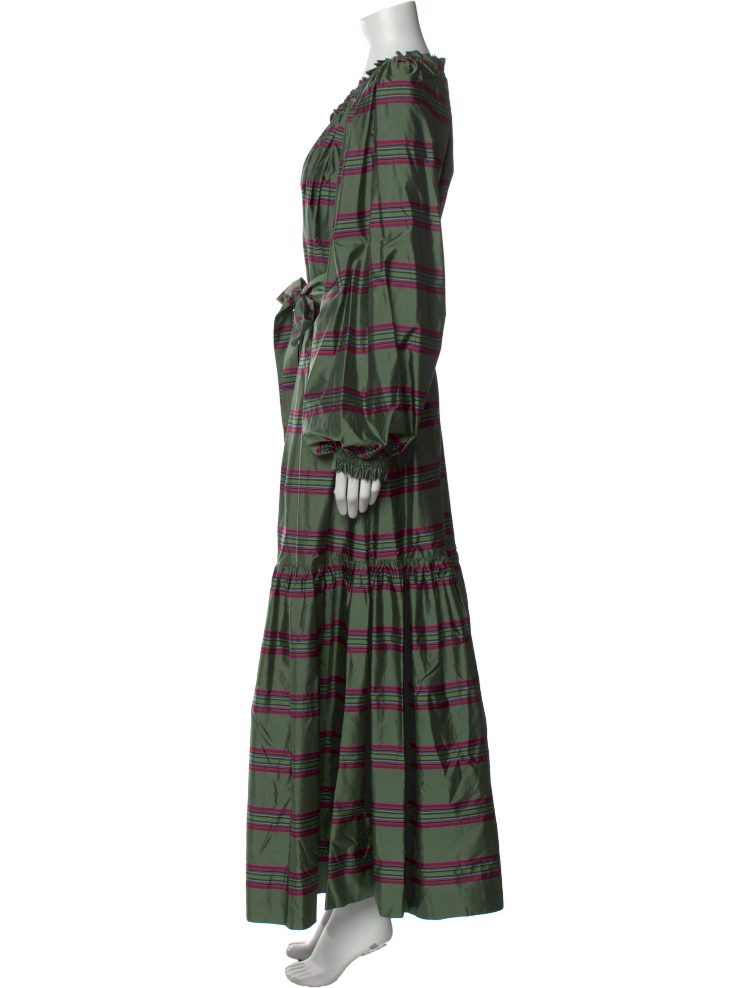 Anna Mason Plaid Print Long Dress