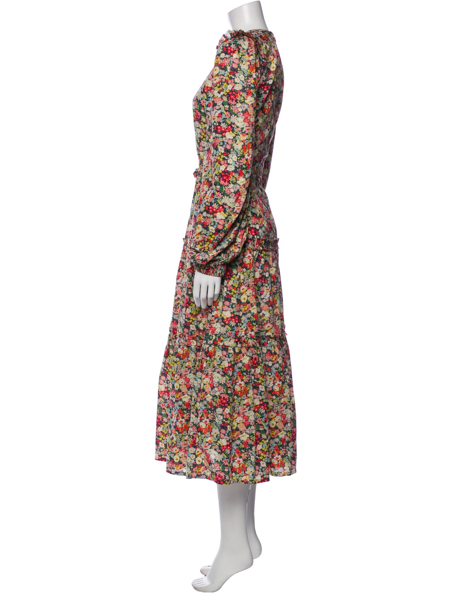 Anna Mason Floral Print Long Dress