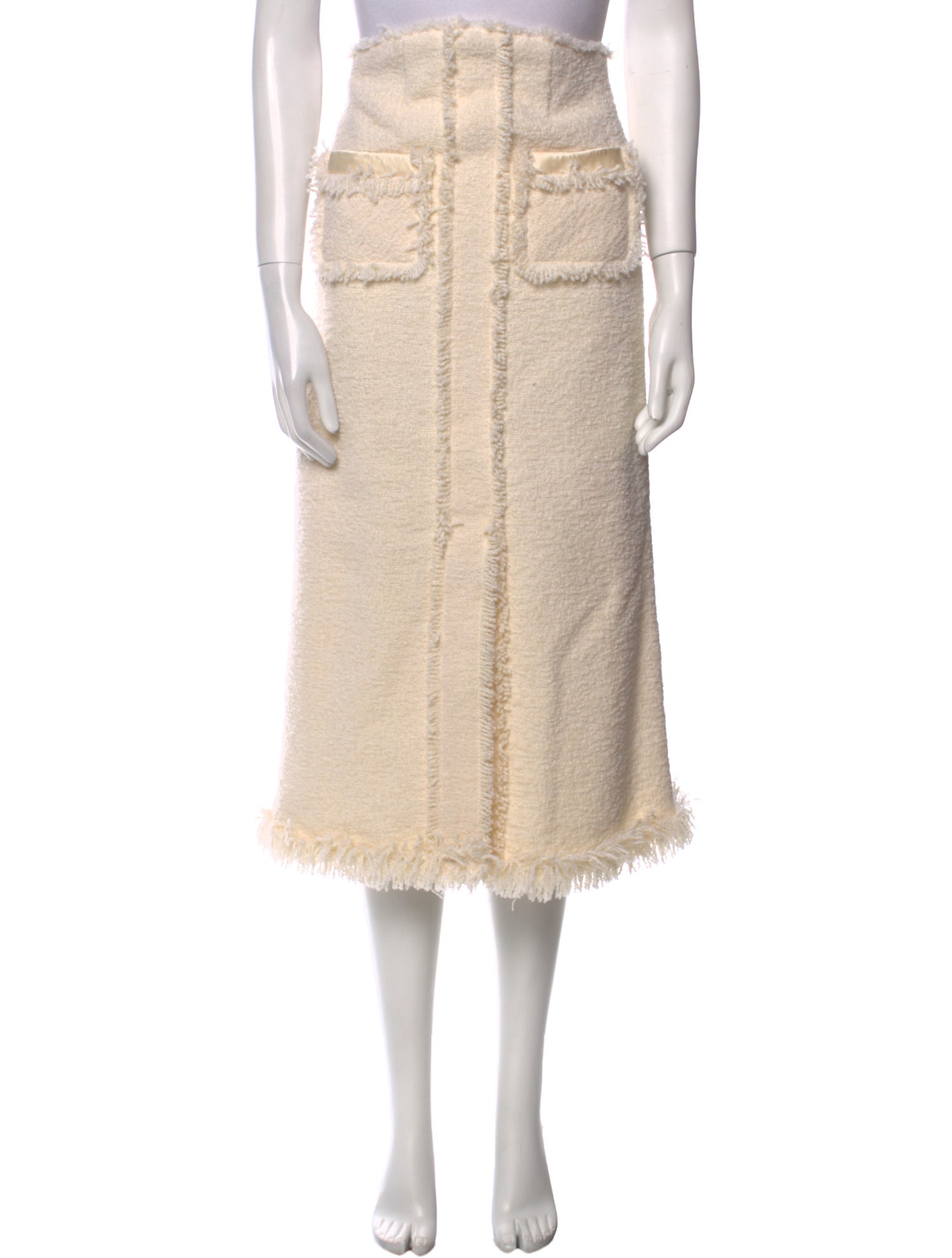 Anna Mason Wool Midi Length Skirt