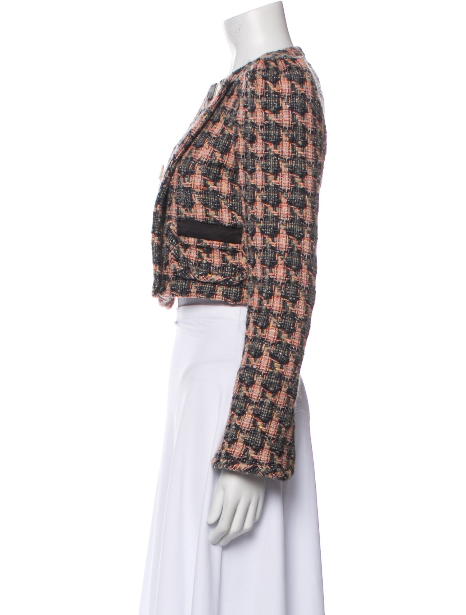 Anna Mason Tweed Pattern Evening Jacket