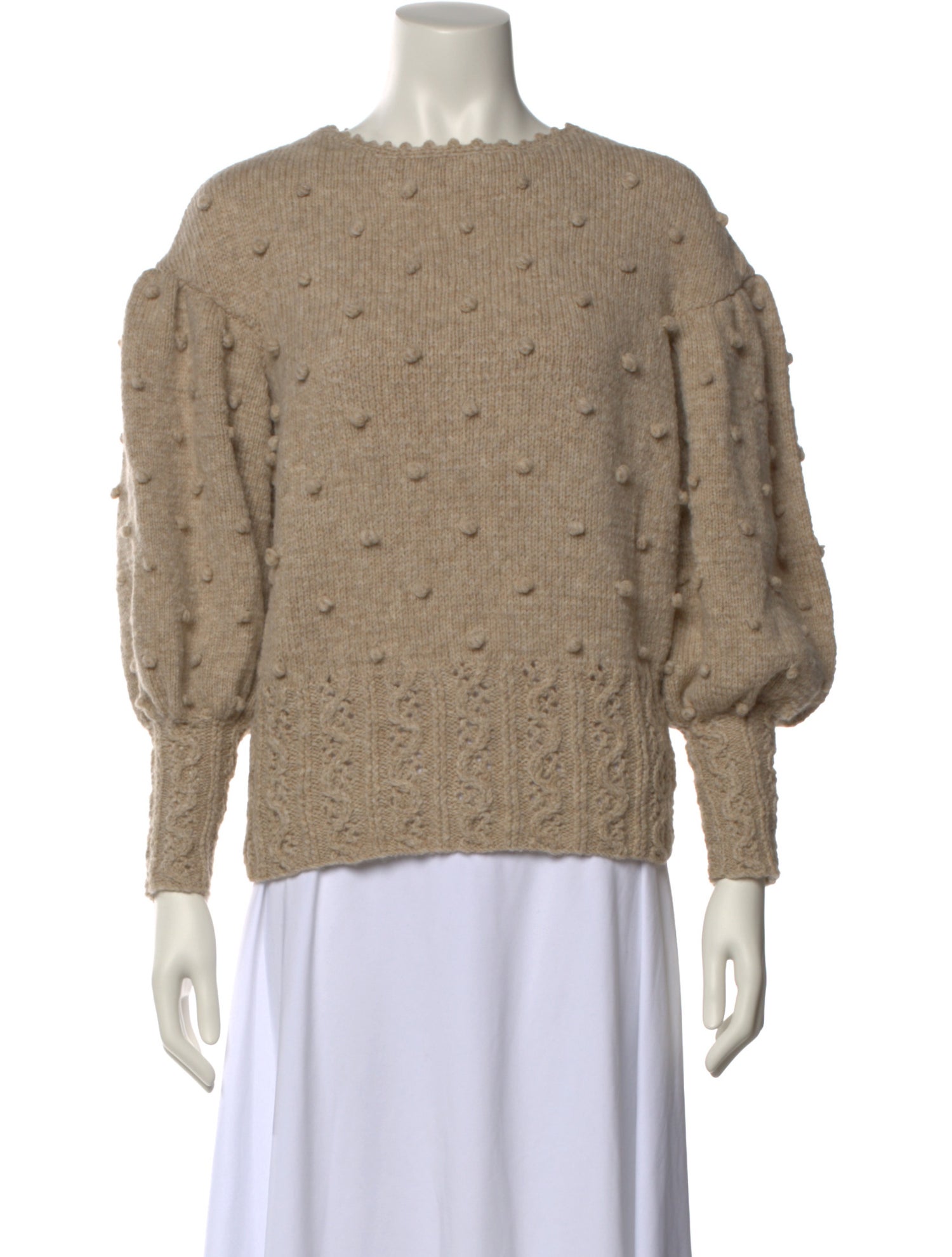 Anna Mason Merino Wool Scoop Neck Sweater
