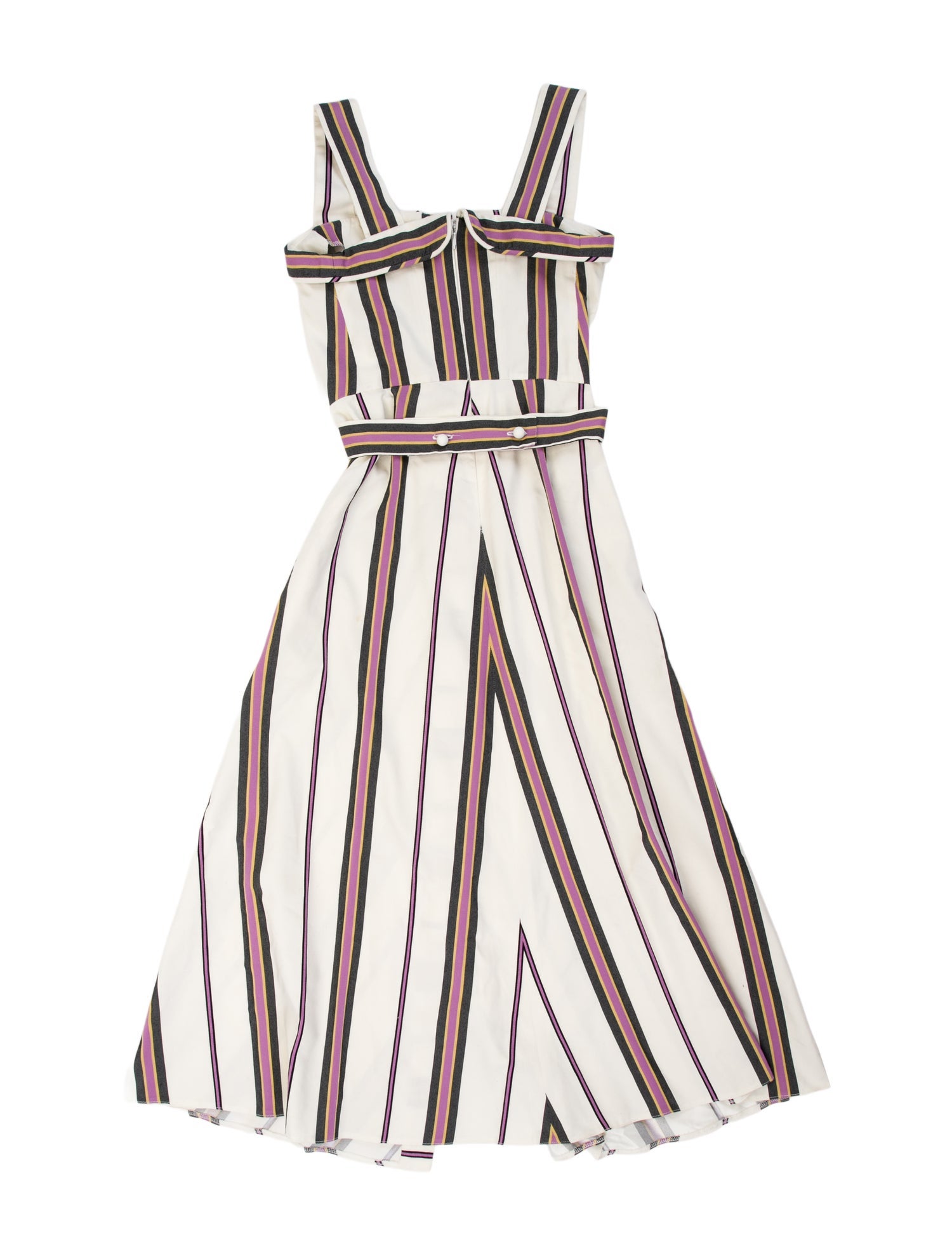 Anna Mason Striped Midi Length Dress