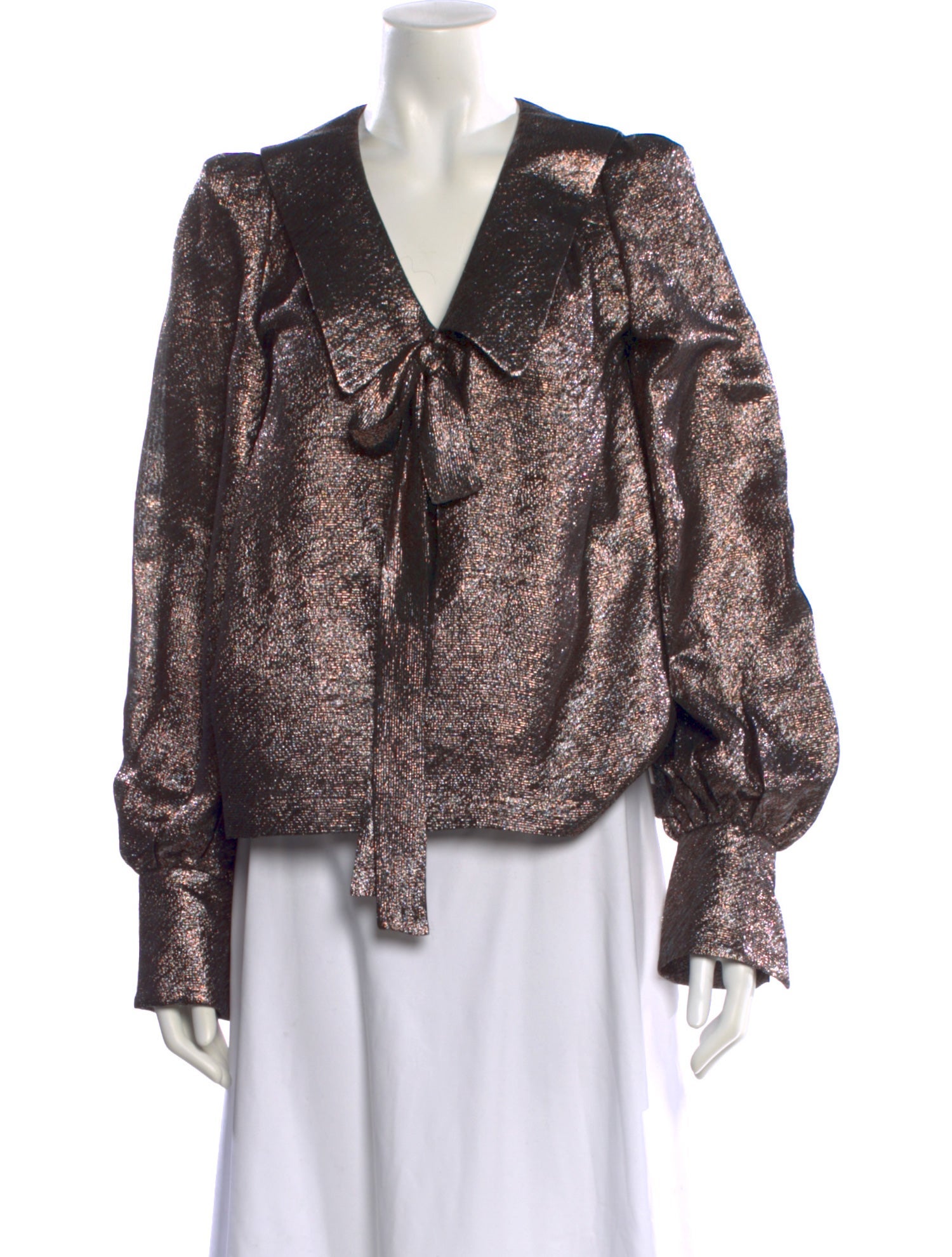 Anna Mason Silk Printed Blouse