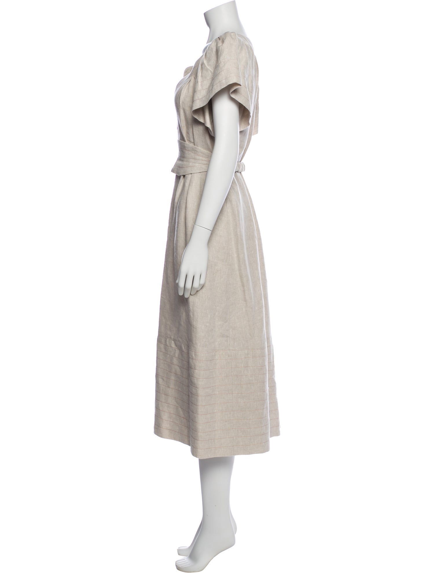 Anna Mason Linen Midi Length Dress