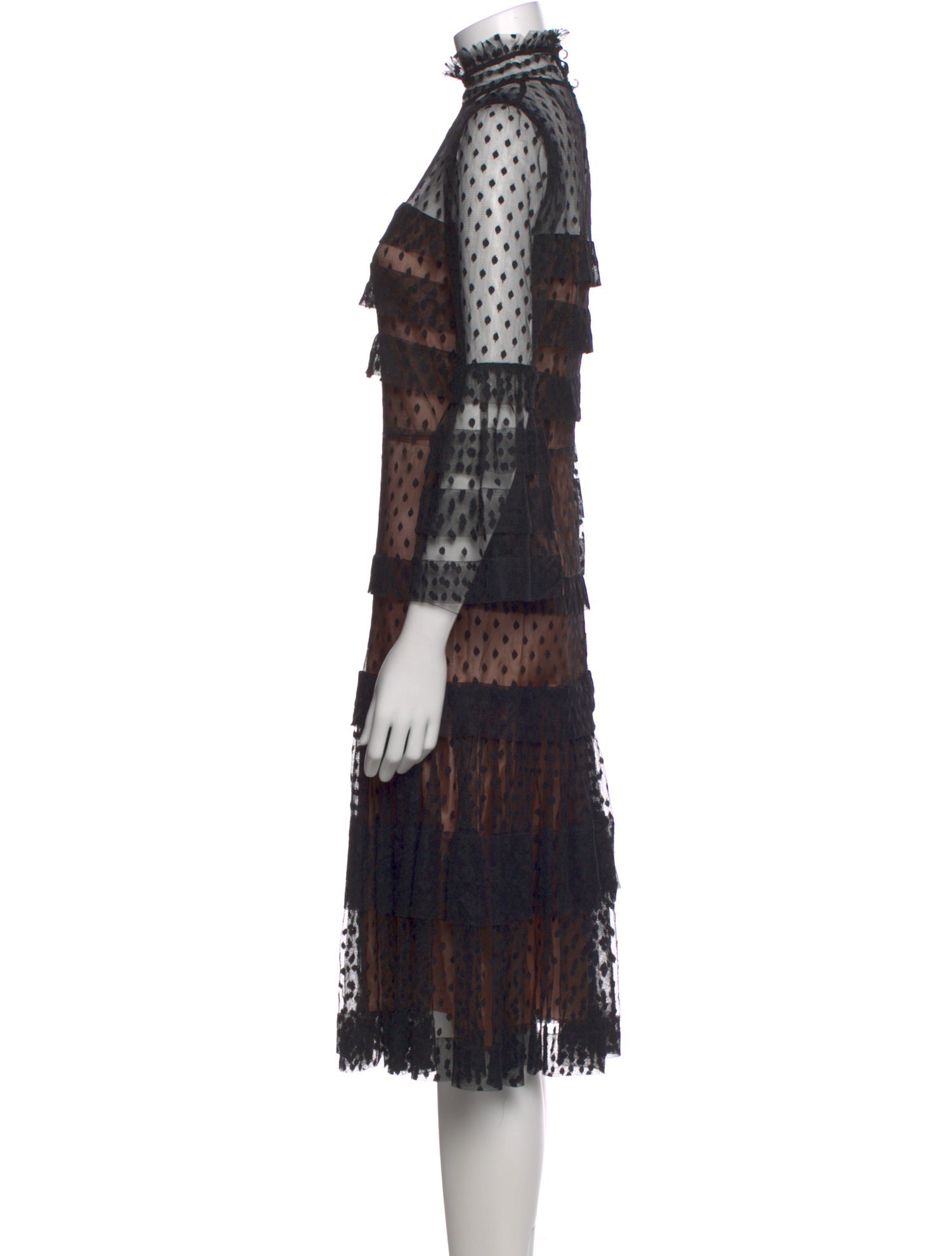 Anna Mason Lace Pattern Knee-Length Dress w/ Tags