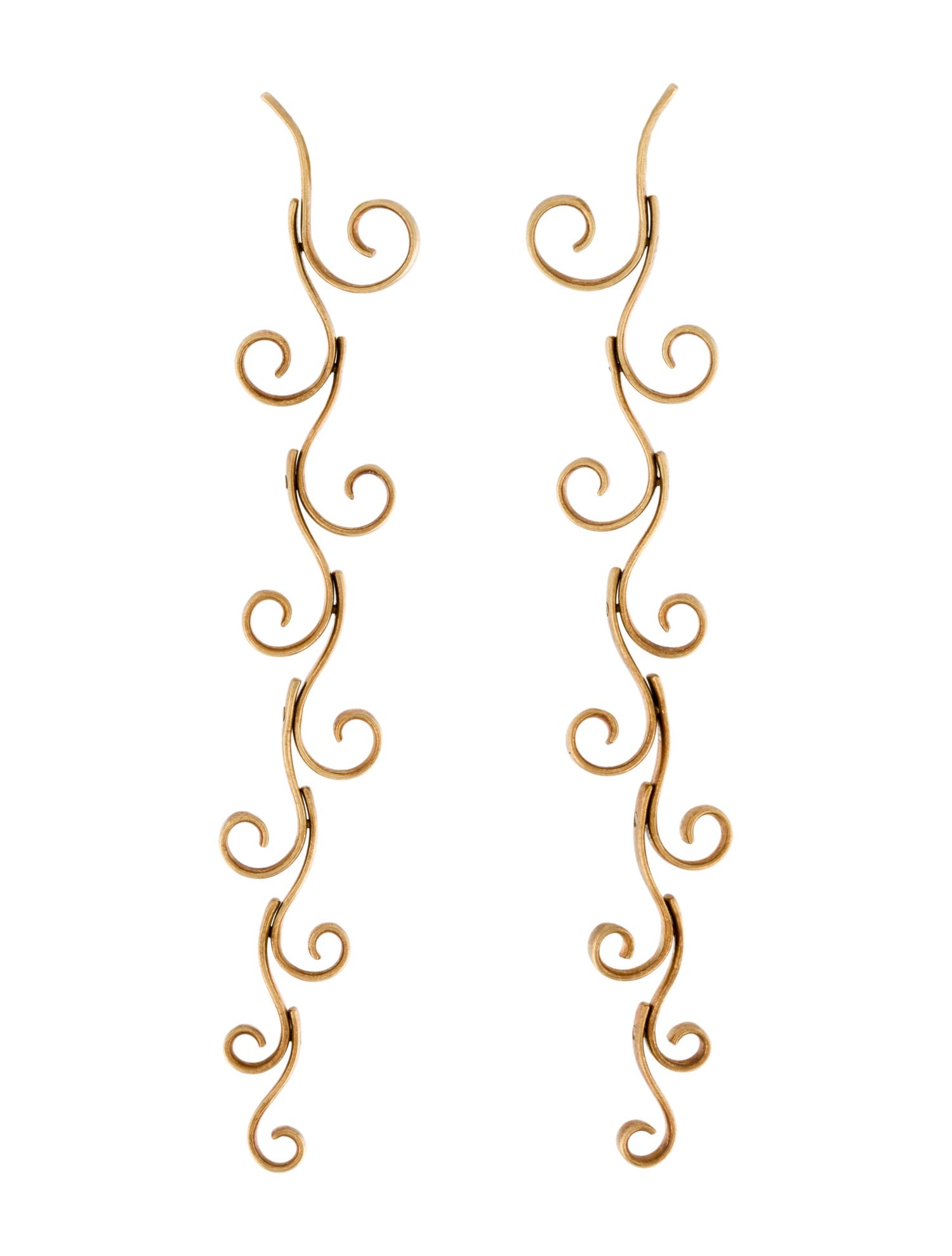 Antonio Bernardo 18K Swirl Drop Earrings