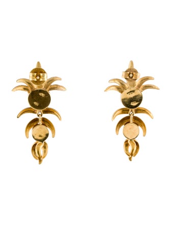 Antonio Bernardo 18K Dyed Pearl Drop Earrings