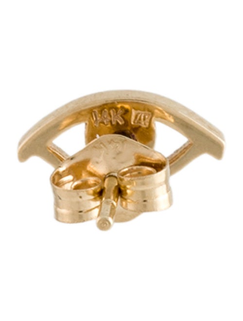 Anna Sheffield 14K Diamond Evil Eye Single Stud Earring