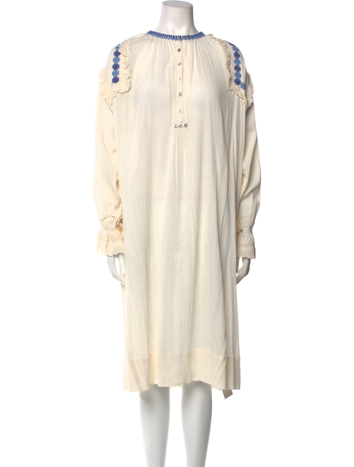 Antik Batik Crew Neck Midi Length Dress w/ Tags