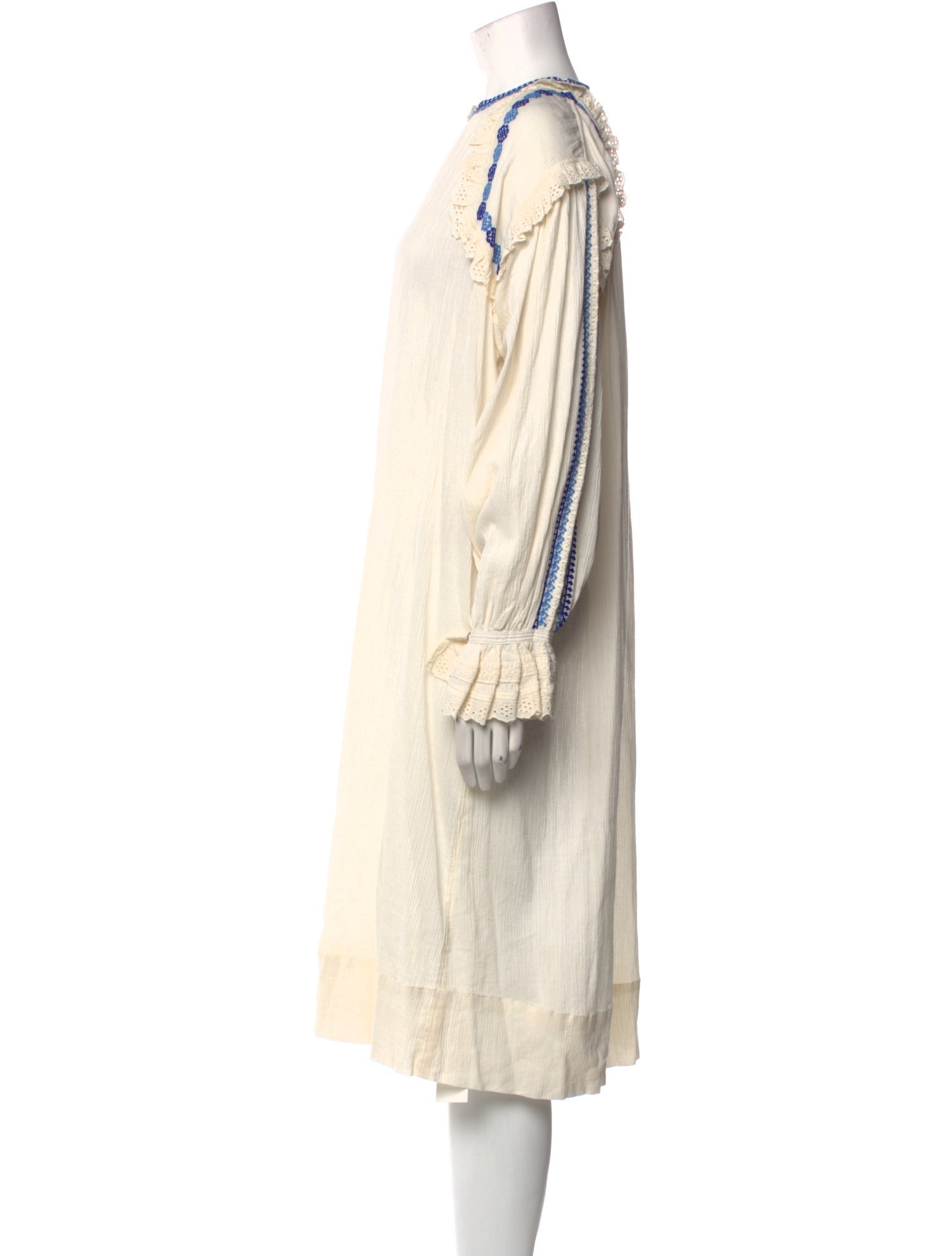 Antik Batik Crew Neck Midi Length Dress w/ Tags