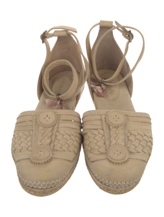 Antik Batik Leather Espadrilles