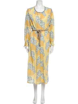 Antik Batik Floral Print Long Dress