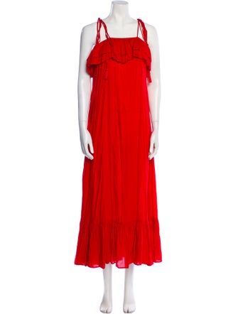 Antik Batik Square Neckline Long Dress