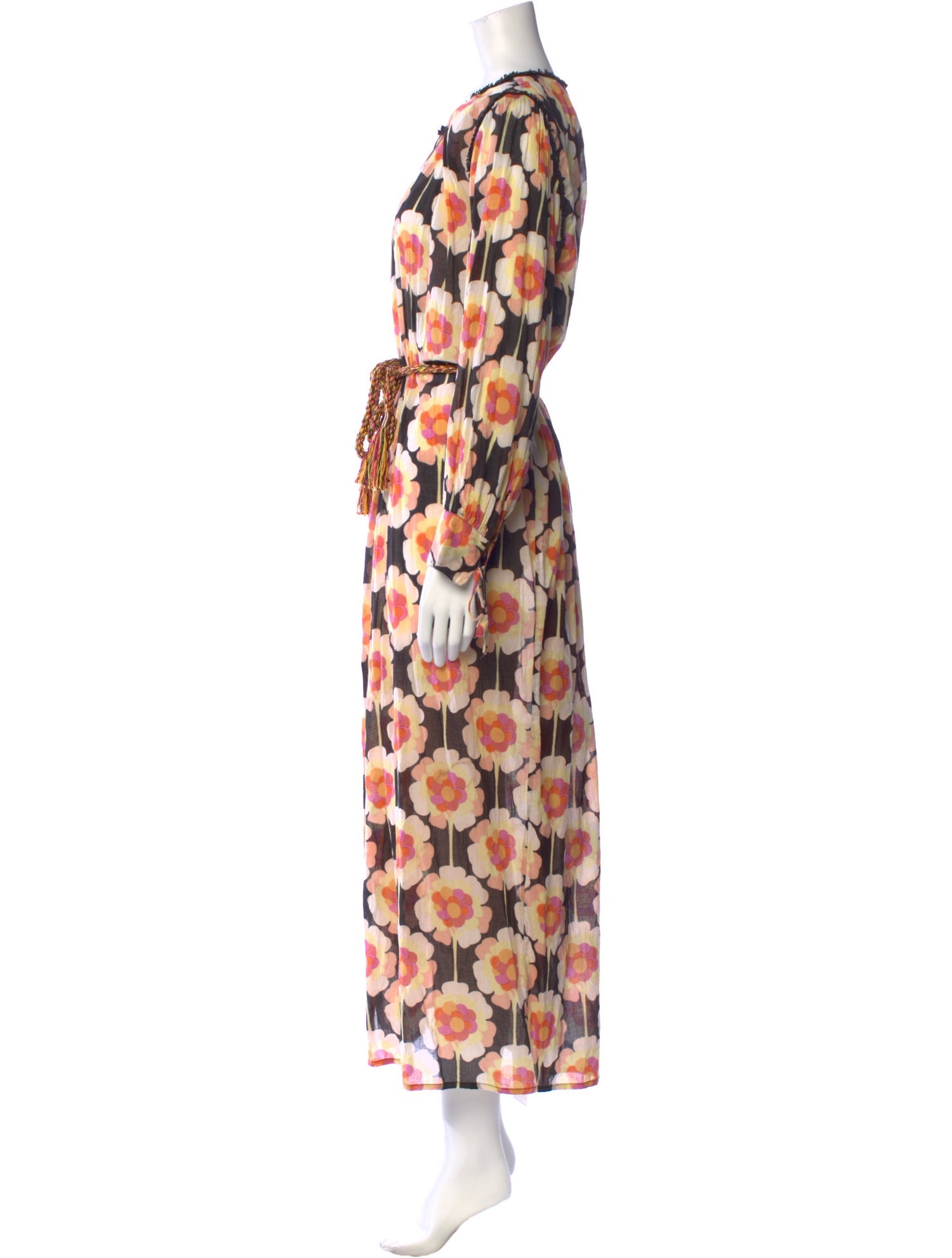 Antik Batik Floral Print Long Dress